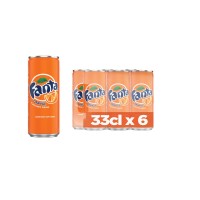 Fanta Orange Can Drink  (33cl x 6)